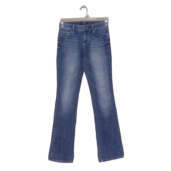 White House Black Market Blanc Bootcut Low Rise Jeans - Picture 2 of 6